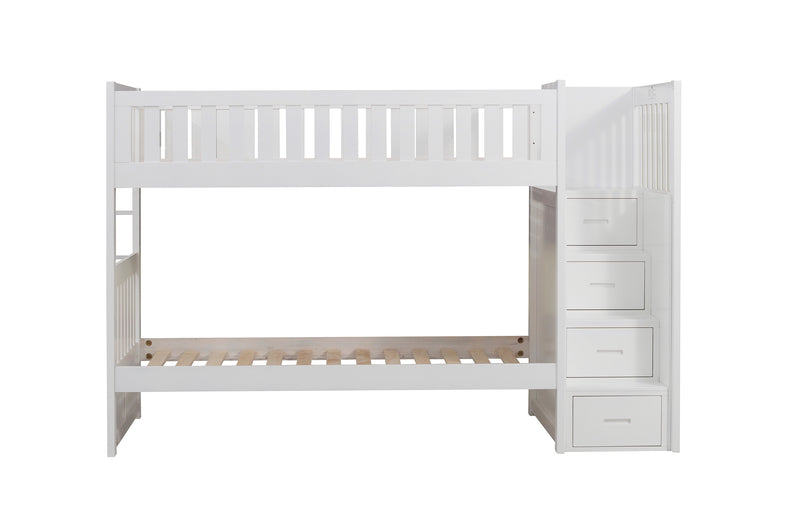 Galen - (4) Twin/Twin Step Bunk Bed