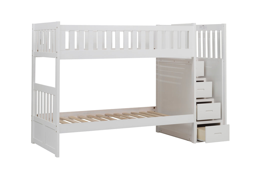Galen - (4) Twin/Twin Step Bunk Bed