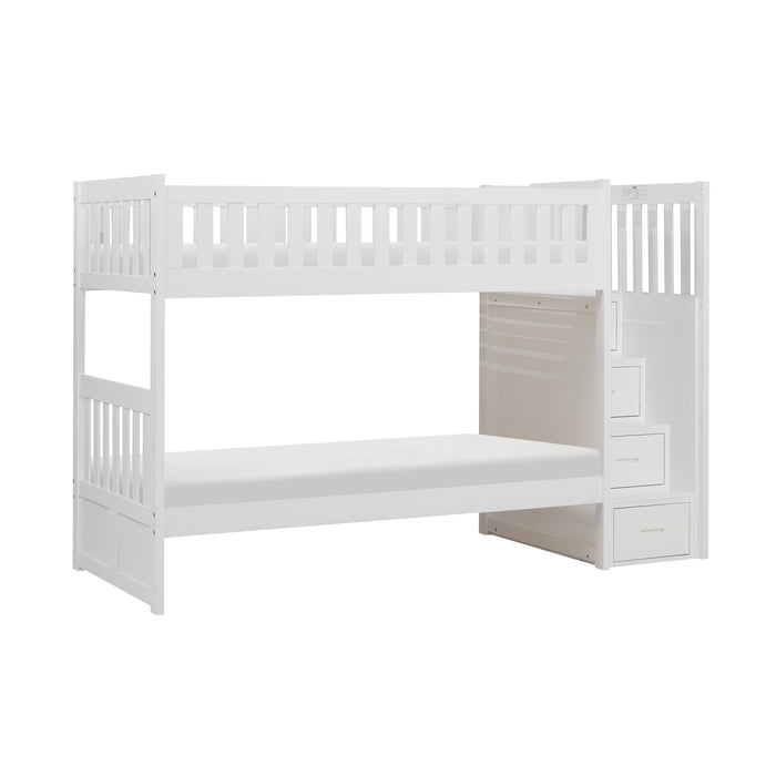 Galen - (4) Twin/Twin Step Bunk Bed