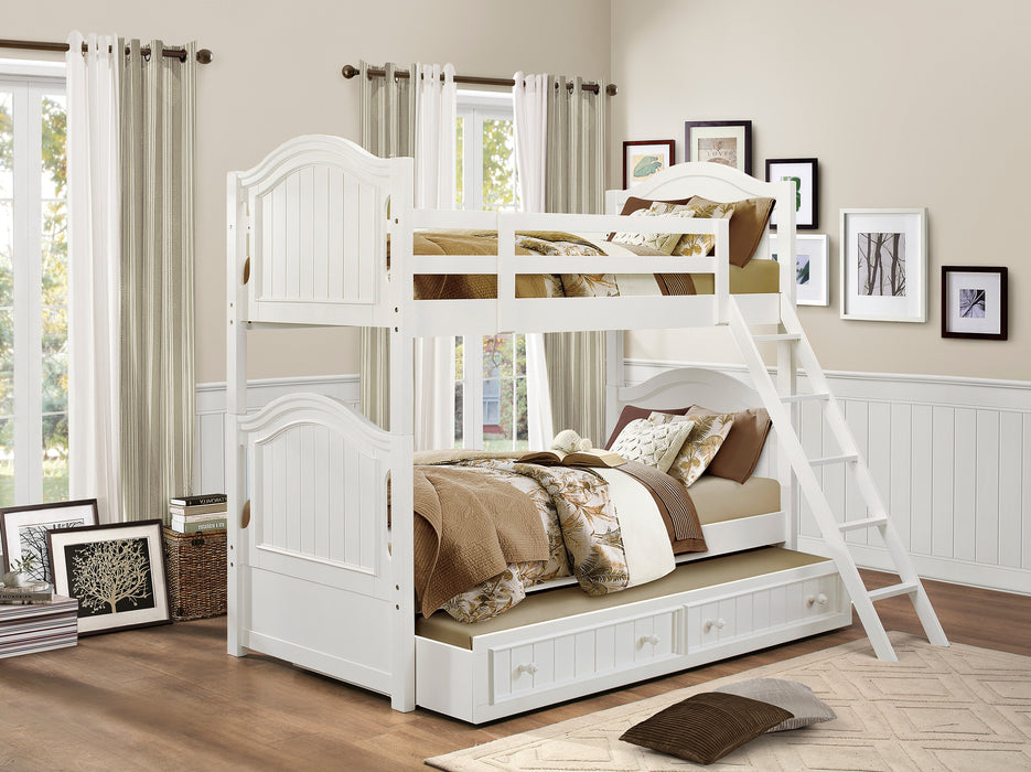 Clementine - (4) Twin/Twin Bunk Bed with Twin Trundle