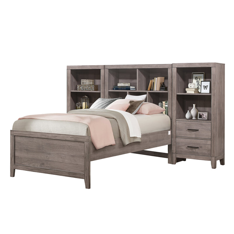Woodrow - 3pc Set Twin Wall Bed (TB+2PNS)