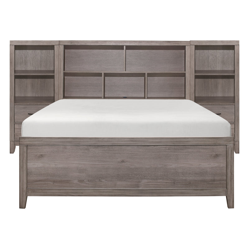 Woodrow - 3pc Set Full Wall Bed (FB+2PNS)