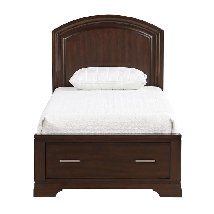 Hudson - (3) Twin Platform Bed with Footboard Storage