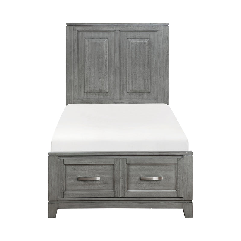 Garretson - (3) Twin Platform Bed with Footboard Storage