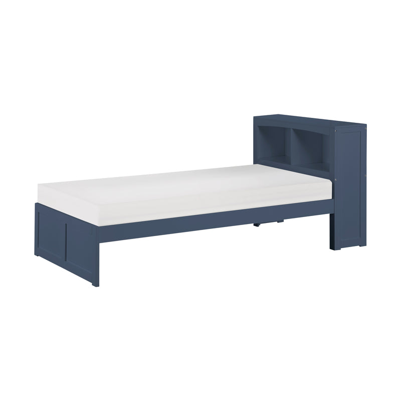 Nora - (2) Twin Bookcase Platform Bed