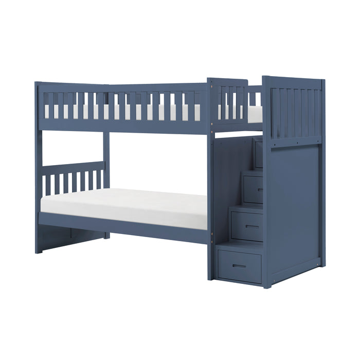 Nora - (4) Twin/Twin Step Bunk Bed
