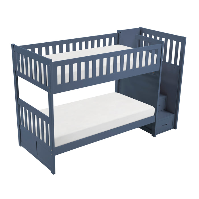Nora - (4) Twin/Twin Step Bunk Bed