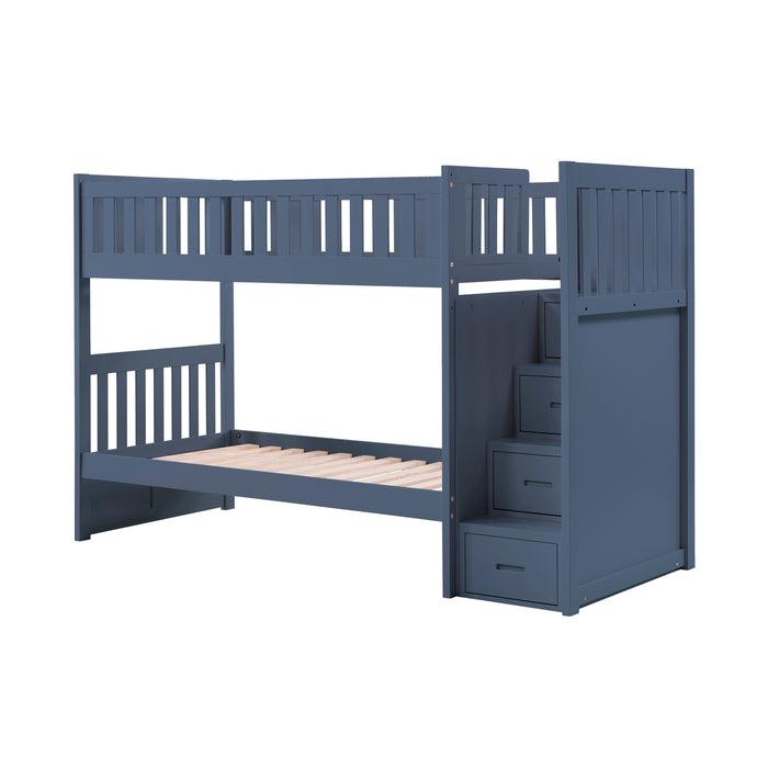 Nora - (4) Twin/Twin Step Bunk Bed