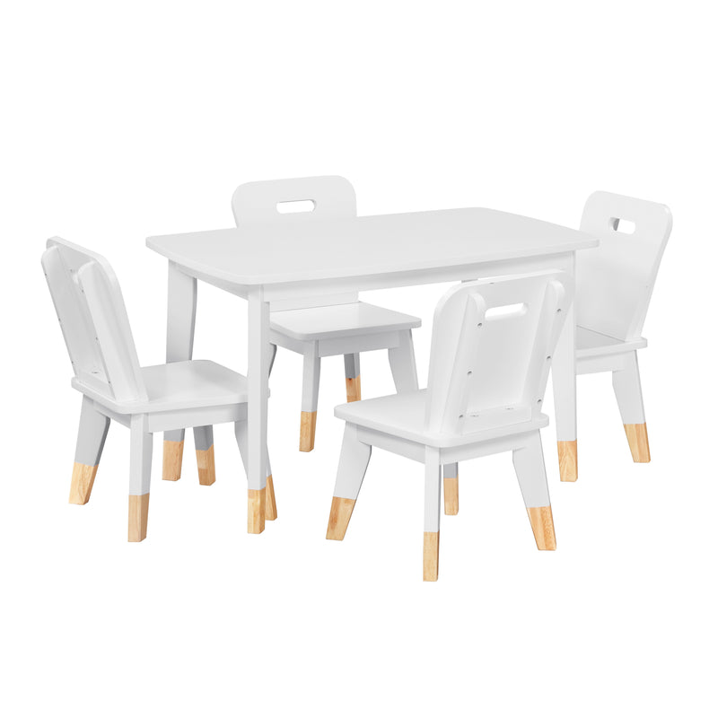 - 5-Piece Pack Children Table and Chairs Set