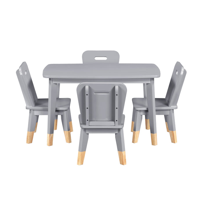 - 5-Piece Pack Children Table and Chairs Set
