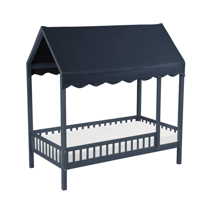 Sloane - Twin Canopy Platform Bed