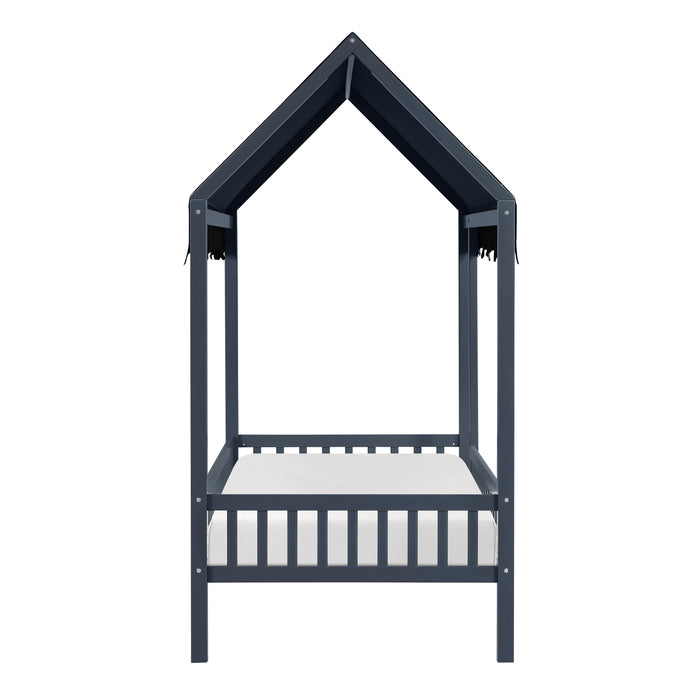 Sloane - Twin Canopy Platform Bed