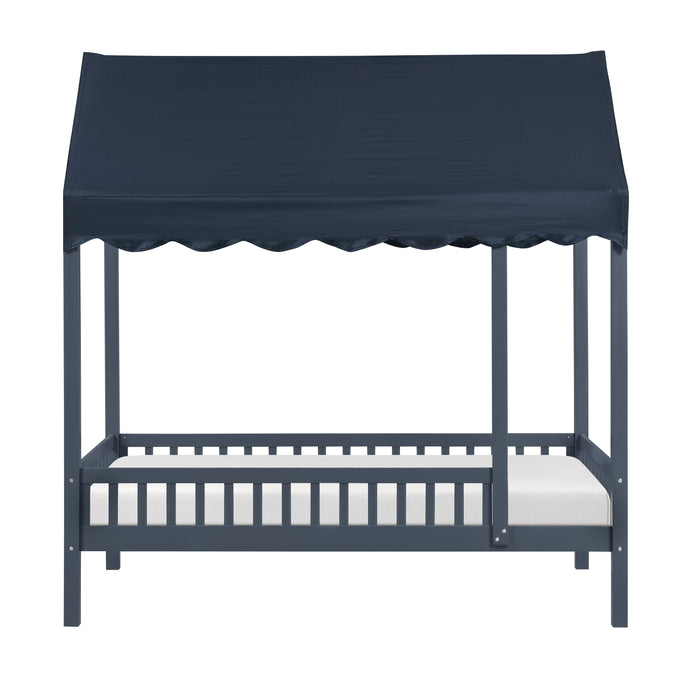 Sloane - Twin Canopy Platform Bed