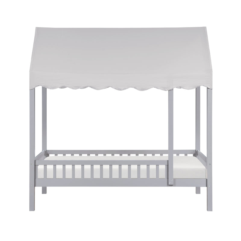 - Twin Canopy Platform Bed