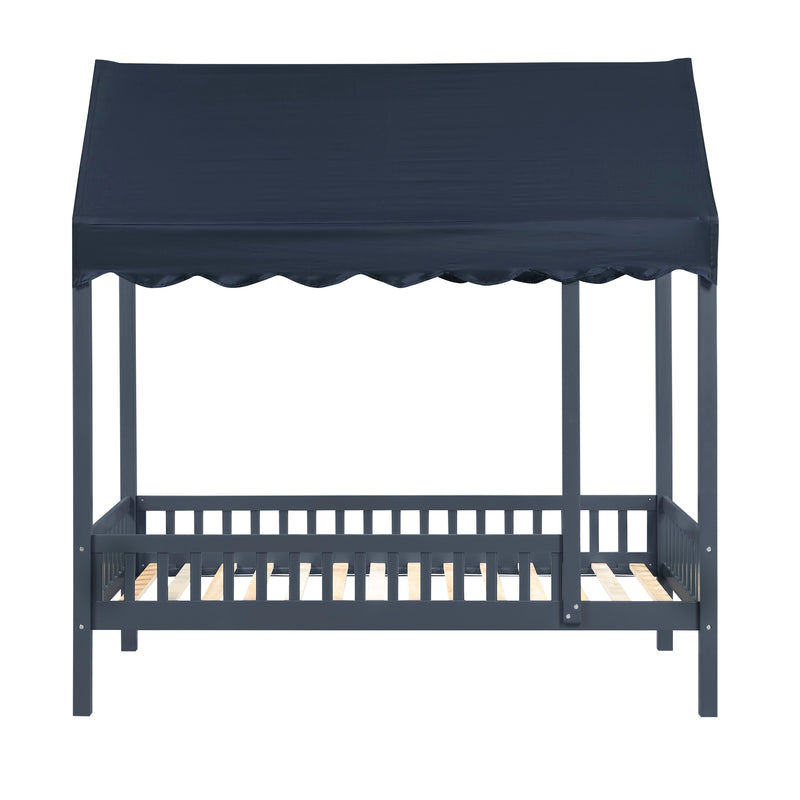 Sloane - Twin Canopy Platform Bed