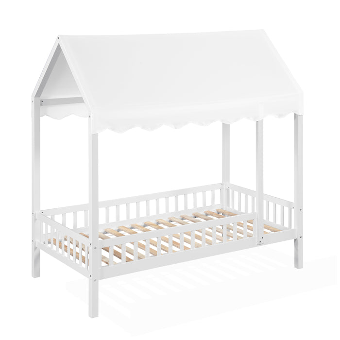 - Twin Canopy Platform Bed