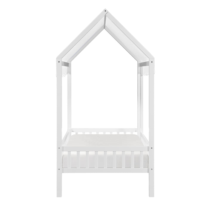 - Twin Canopy Platform Bed