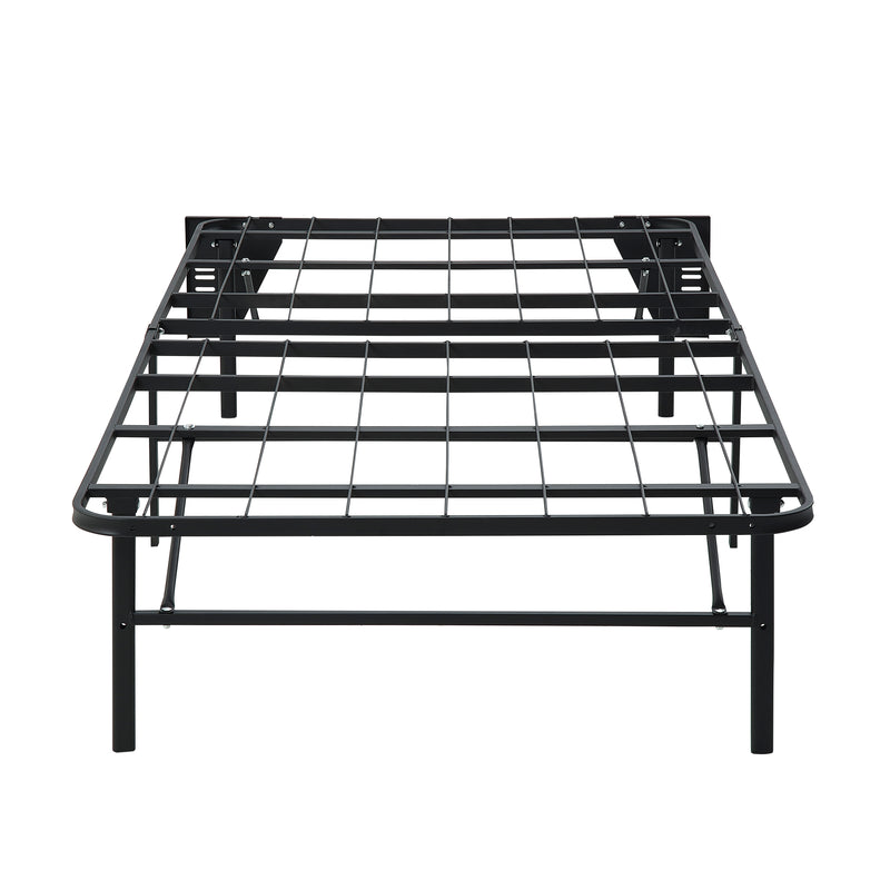 Elevated - Twin Foldable Metal Platform Bed Frame, Toolless