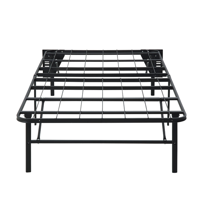 Elevated - Twin Foldable Metal Platform Bed Frame, Toolless