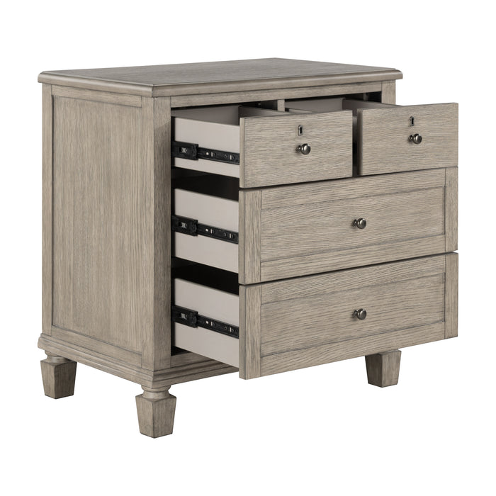 - Nightstand 4 drawers