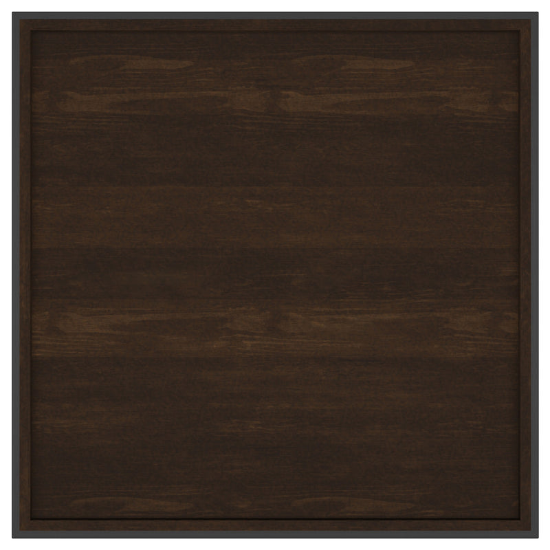 Fulton 30-inch Square Mango Wood Coffee Table Dark Brown