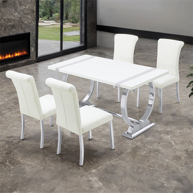 Holstebro - 5 Pc 60" Dining Table Set