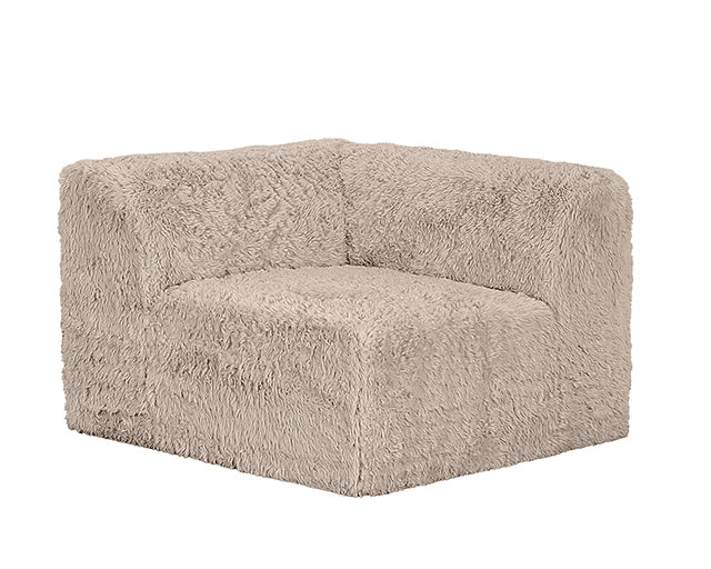 Nappi - Large L-Sectional w/ Ottoman (Compressed Foam)