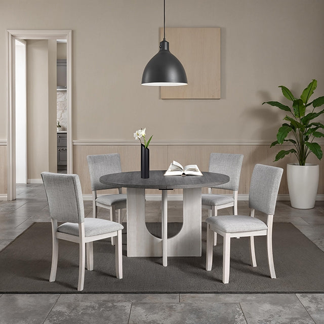 Oberto - 5 Pc Round Dining Table Set