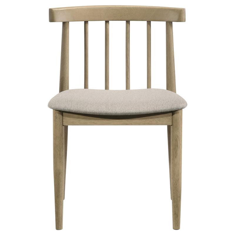Hamlyn 5-piece Round Wood Dining Set Wheat and Natural Oak
