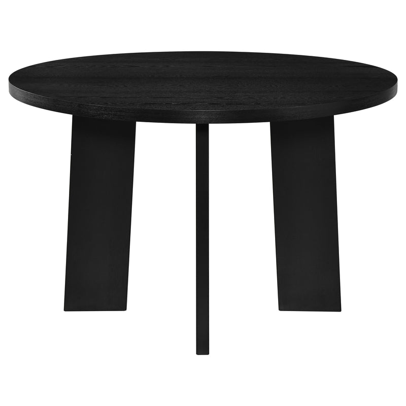 Strouse 5-piece Dining Set Grey and Black