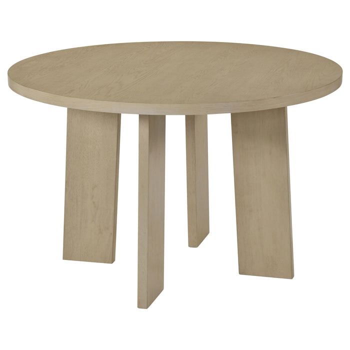 Strouse 5-piece Dining Set Wheat and Natural Oak
