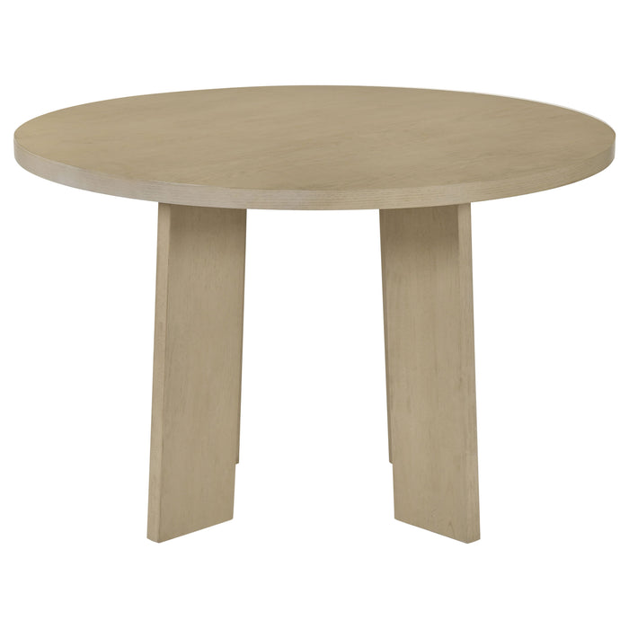 Strouse 5-piece Dining Set Wheat and Natural Oak