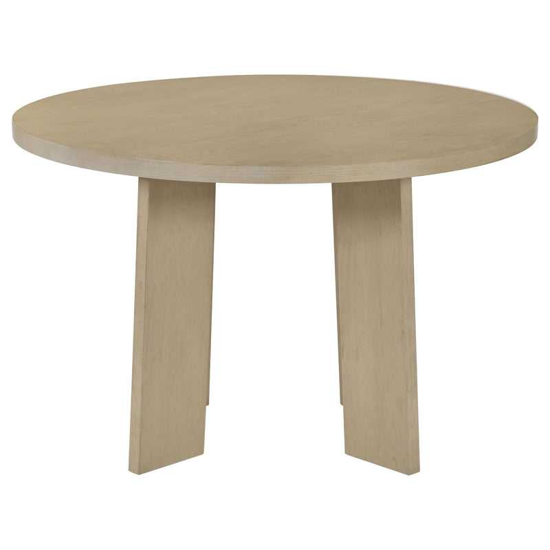 Strouse 5-piece Dining Set Black and Natural Oak
