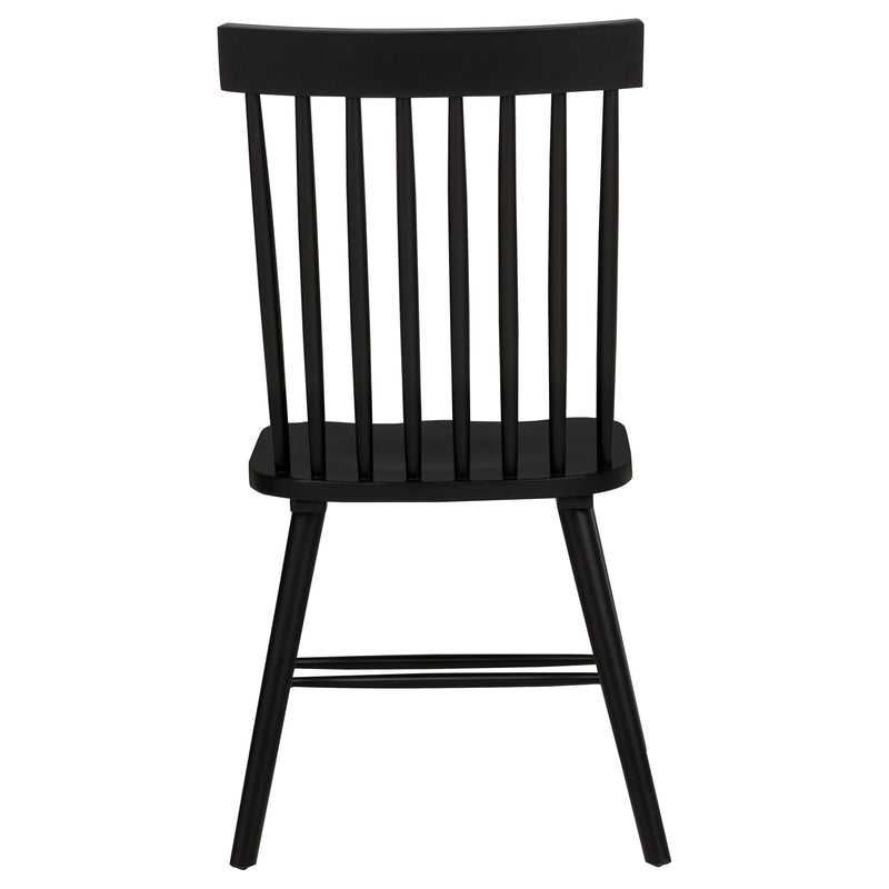 Decker 7-piece 82-inch Rectangular Dining Set Black