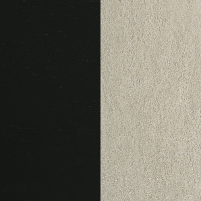 Redbridge Velvet Upholstered Side Chair Cream and Black (Set of 2)