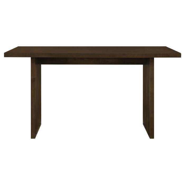 Decker 7-piece 70-inch Rectangular Counter Height Dining Set Grey and Walnut