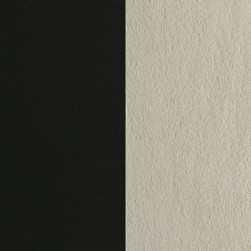 Redbridge Upholstered Counter Chair Cream and Black (Set of 2)