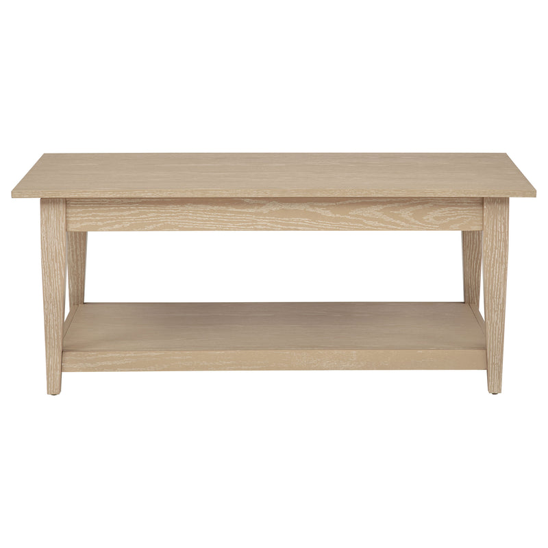 Lindenton 2-piece Wood Lift-Top Coffee and End Table Set Blonde