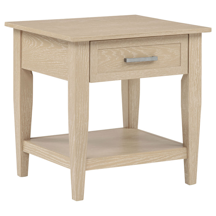 Lindenton 3-piece Wood Lift-Top Coffee and End Table Set Blonde