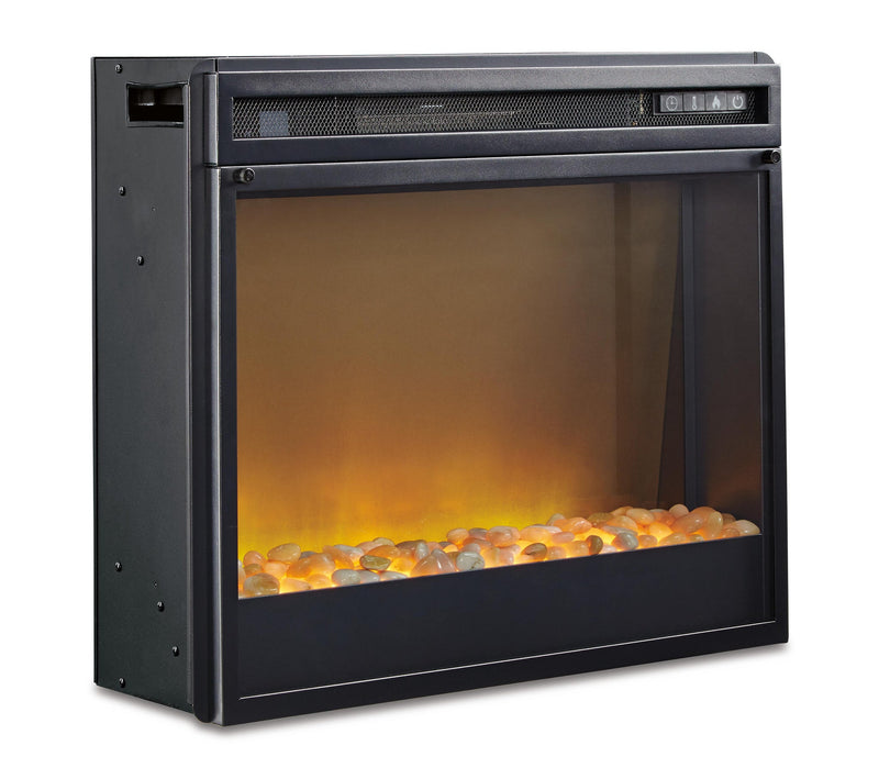 Mueble de TV Trinell de 63" con chimenea eléctrica