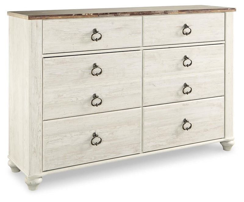 Cómoda de seis cajones Willowton