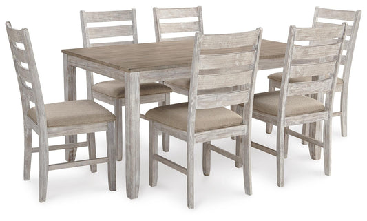 Juego de mesa de comedor Skempton (7 piezas)