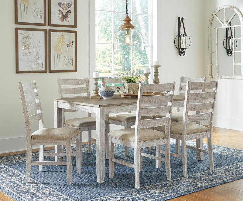 Juego de mesa de comedor Skempton (7 piezas)