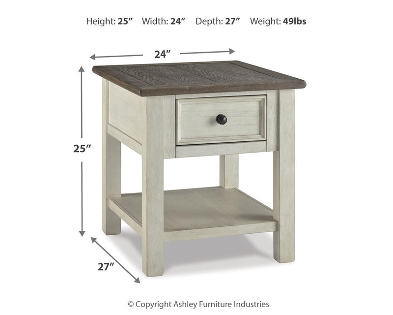 Bolanburg Rectangular End Table