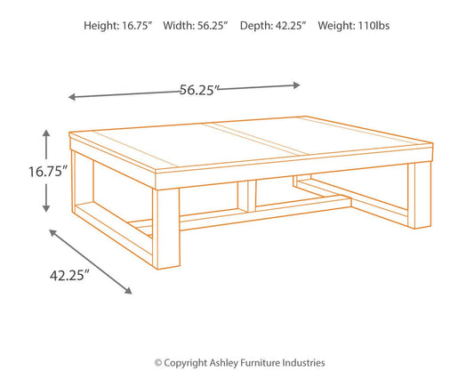 Mesa de cóctel rectangular Watson