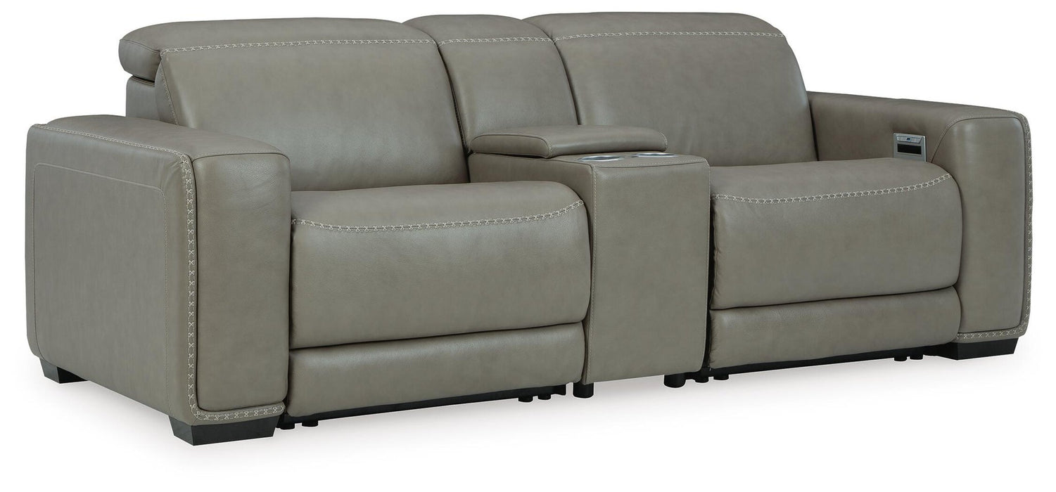 Loveseat seccional reclinable eléctrico de 3 piezas Correze