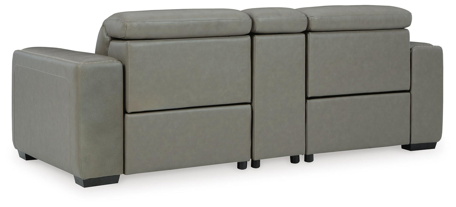 Loveseat seccional reclinable eléctrico de 3 piezas Correze