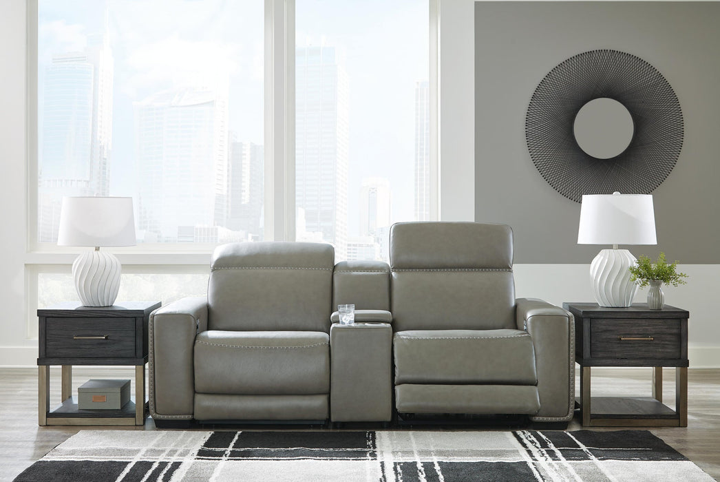 Loveseat seccional reclinable eléctrico de 3 piezas Correze