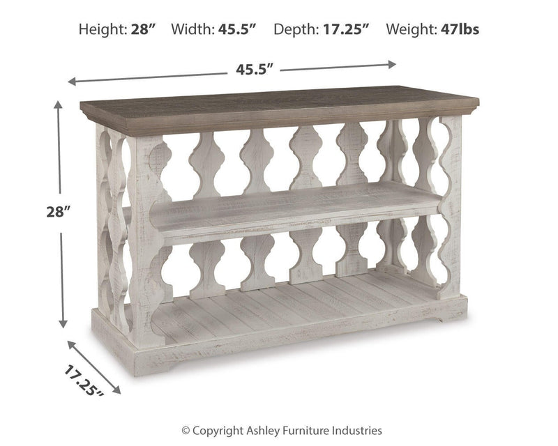Mesa consola para sofá Havalance