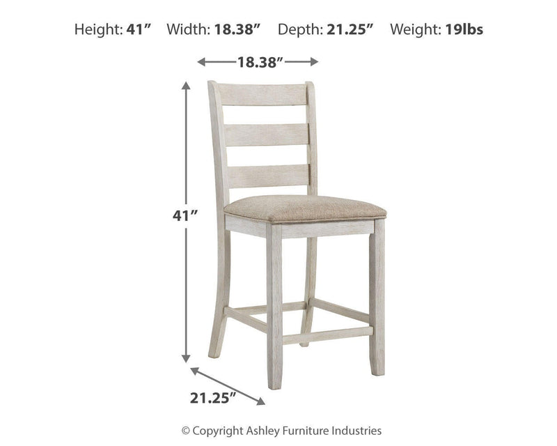 Taburete de bar tapizado Skempton (2 unidades)